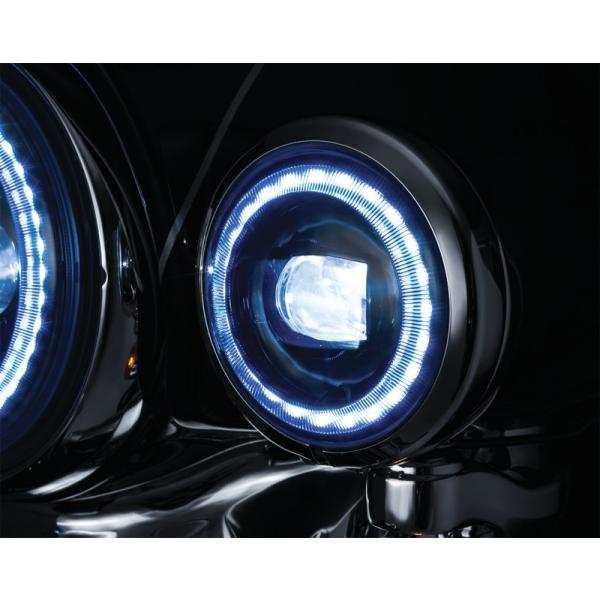 【2466】 Orbit Vision 4-1/2 LEDパッシングライト White Halo：4...