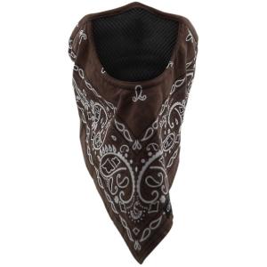 FACEFIT FACEMASK Brown Paisley