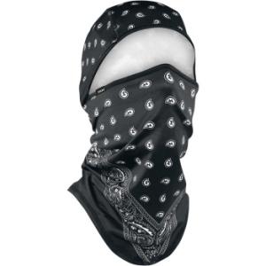 SPORTFLEX CONVERTIBLE BALACLAVA Black Paisley