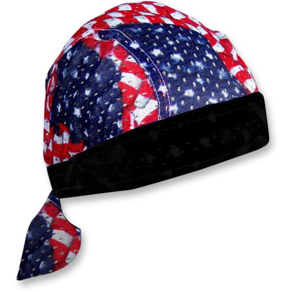 【25040420】バンダナキャップ Wavy American Flag Vented Sport...