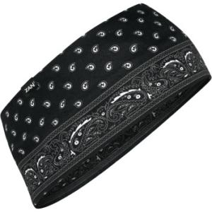 SPORTFLEX HEADBAND Black Paisley