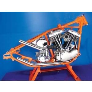 ハーレー Vツイン　29-0152 エギゾーストヘッダー　アーリーショベル ストック 2 into 1 エキゾーストヘッダー セット クローム 1966-1969