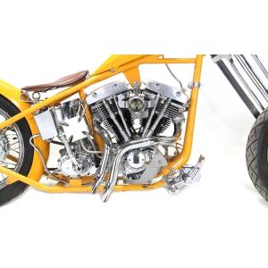 ハーレー Vツイン　29-0152 エギゾーストヘッダー　アーリーショベル ストック 2 into 1 エキゾーストヘッダー セット クローム 1966-1969