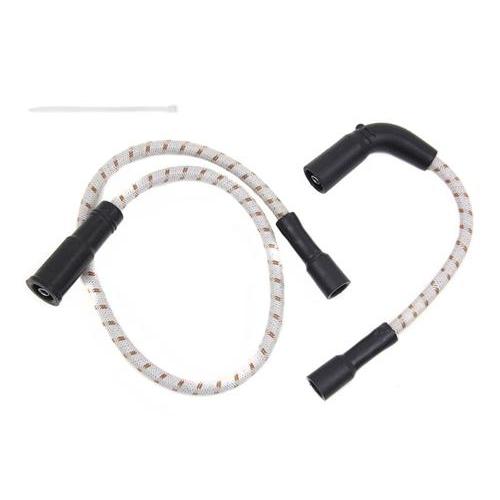 SUMAX VINTAGE-STYLE BRAIDED CLOTH プラグコード グレー/ブラウン ...