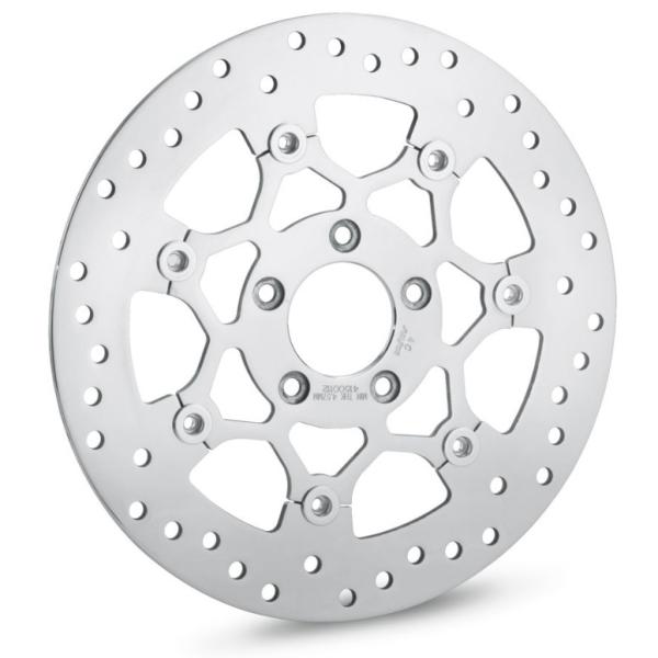 スプリット 7スポーク ポリッシュブレーキローター リア用　2000〜10年XL、2000〜17年ダ...