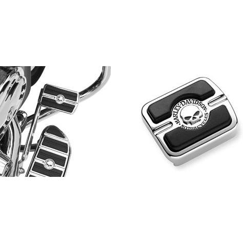 スカル・ブレーキパッド・ラージ 1980年以降ツーリング、1986〜17年FLソフテイル