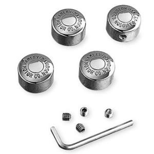 H-D MOTOR COロゴ・ヘッドボルトカバーキット:1985〜99年エボリューション1340、1...