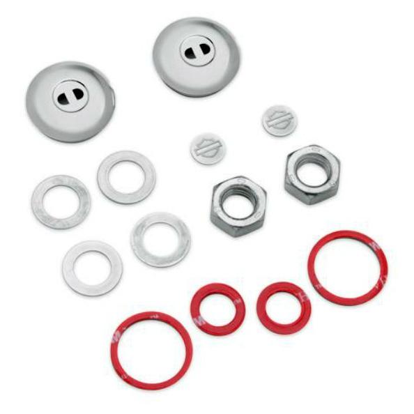 リアショック・ボルトカバーキット クローム 2004〜15年XL、2006〜17年ダイナ