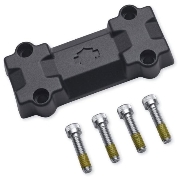 ハンドルバー トップクランプキット ブラック 2018年以降FLSL、FXLR/S、2014年以降ロ...