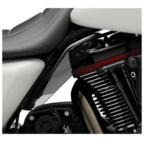 ミッドフレーム エアデフレクター スモーク　2009〜25年ツーリング、トライク