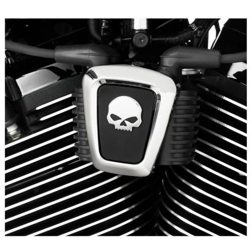 スカル コイルカバー:2025年以降ソフテイル、2026年以降ツーリング、2023〜25年FLHX/...
