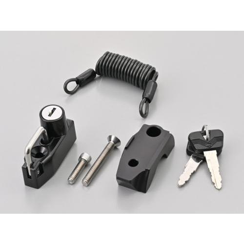 ヘルメットホルダー(キータイプ) マスターシリンダークランプ 1996〜17年FXD、1996〜14...