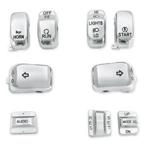 ハーレー純正クローム・スイッチキャップキット