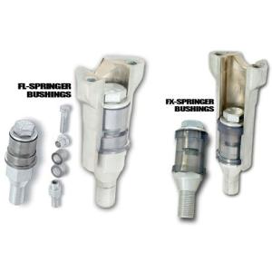 V-TWIN製FLSTS スプリングフォークロッカー 左右 黒 社外 中古 品番49