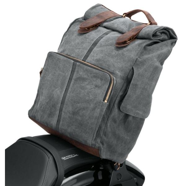 ワックスド キャンバス バックパック：シーシーバー・バックパック