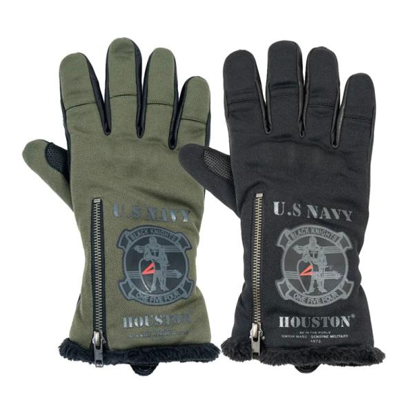 HTVG-2516W BLACK KNIGHTS TYPE LEATHER GLOVE