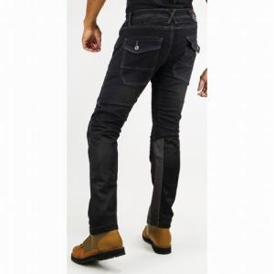 南海部品 NANKAI（ナンカイ） レザーパンツ ブラック/レッド サイズL
