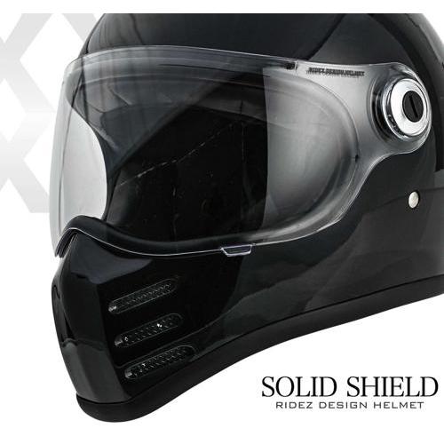 X フルフェイスヘルメット SOLID EDITION グロスブラック SG規格