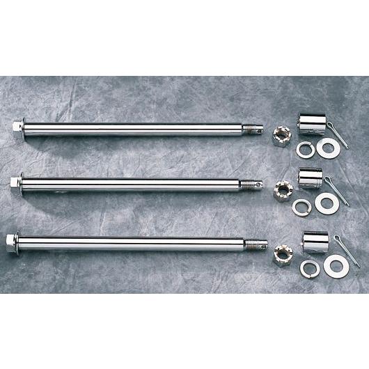 クローム アクスルキット リア用：1991〜99年ダイナモデルに適合
