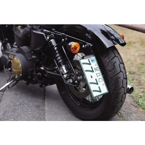 ナンバーサイドマウントキット ハンガータイプ：2009〜22年XL1200X、XL1200V、XL1...