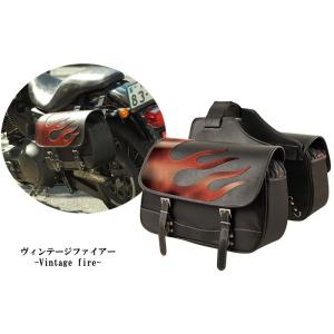 DEGNER NB-4FB ナイロンダブルサドルバッグ カラー：ヴィンテージファイア デグナー