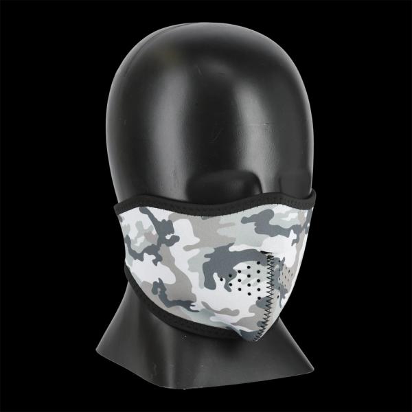 NEO FACEMASK WOODLAND CAMO GRAY