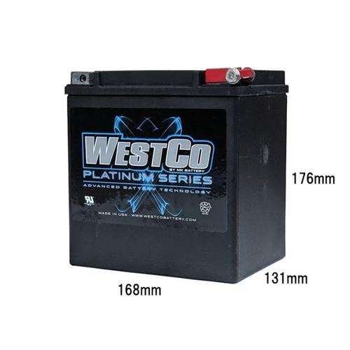 WESTCO ハーレー用バッテリー 1997年以降ツーリングモデル、2014年以降トライクモデル