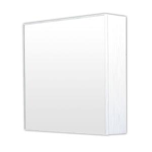 55x65cm白木目ミラー収納壁掛けキャビネット鏡防水姿見鏡 Ambest MQ6555