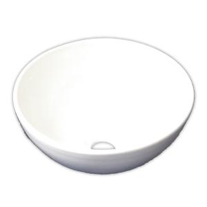 白陶器製デザイン丸型手洗器小型洗面台洗面器ボウル Ambest SL35A0
