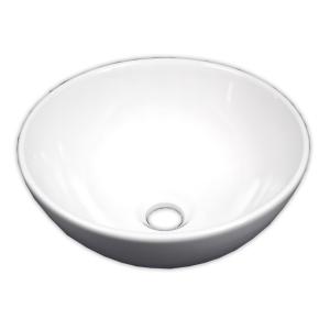 白陶器製デザイン丸型手洗器小型洗面台洗面器ボウル Ambest SL35A0