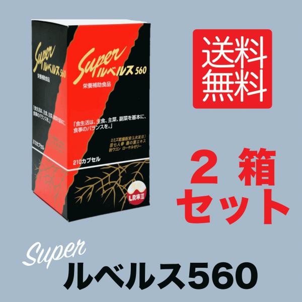 正規品 2本セット  送料無料　スーパールベルス560　210カプセル　日本製　ルンブルクスルベルス...