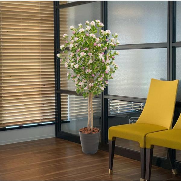 りんごの木 花付き 150cm (フェイクグリーン リンゴ 林檎 アップル 人工 観葉 植物 インテ...