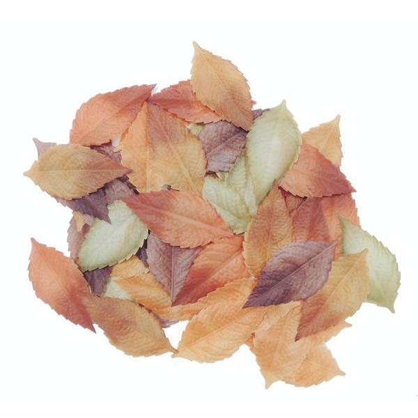 ブナリーフ 200枚入り 　(造花 インテリア 人工 観葉植物 枯れ葉 フェイク リーフ 秋 ディス...