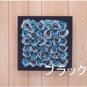 壁面造花ディスプレイE ローズブルー(人工植物 アートフレーム フラワー 花 バラ) 壁面造花ディスプレイE ローズブルー(人工植物 アートフレーム フラワー 花 バラ)
