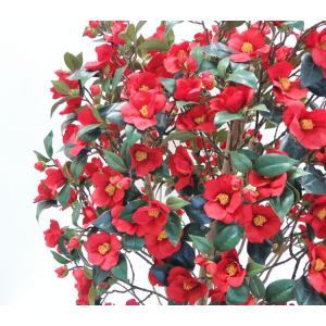 椿の木 DX赤 150cm (造花 観葉植物 ...の詳細画像2