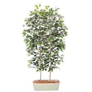 ベンジャミン パーテーション 180cm (間仕切 フェイク 造花 インテリア 人工観葉植物 1.8m 目隠し 衝立 植栽)