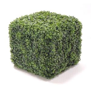 ボックスウッド スクエア　高さ43cm (オブジェ　人工観葉植物　フェイク　立体)