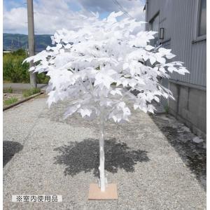 白い木 高さ180cm ホワイトバーチ（ジョイント式）(白樺 立ち木 人工観葉植物 造花 樹木 造木 1.8m オブジェ 置物 インテリア 大型)｜ambix