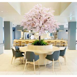 桜 リアルタッチな木 高さ240cm 組立式 (造花 フェイクグリーン サクラ さくら インテリア 春 人工 観葉植物 装飾 ディスプレイ 飾り おしゃれ 室内 大型)