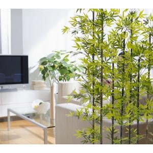 黒竹 8本立 パーテーション 210cm (ク...の詳細画像1