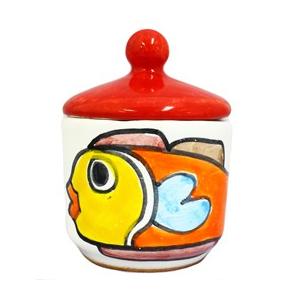 ニーノパルッカ 塩入れ 魚・赤色ふたx8 : アンブロシア - 通販 - Yahoo