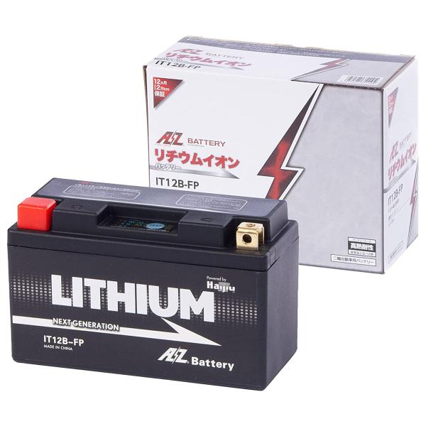 IT12B-FP AZ リチウムイオン バイク バッテリー リチューム 充電済 岡田商事 オートバイ...