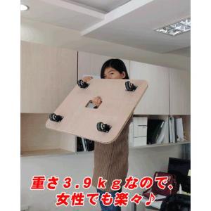 木製 平台車 60×60cm 耐荷重150Kg...の詳細画像4