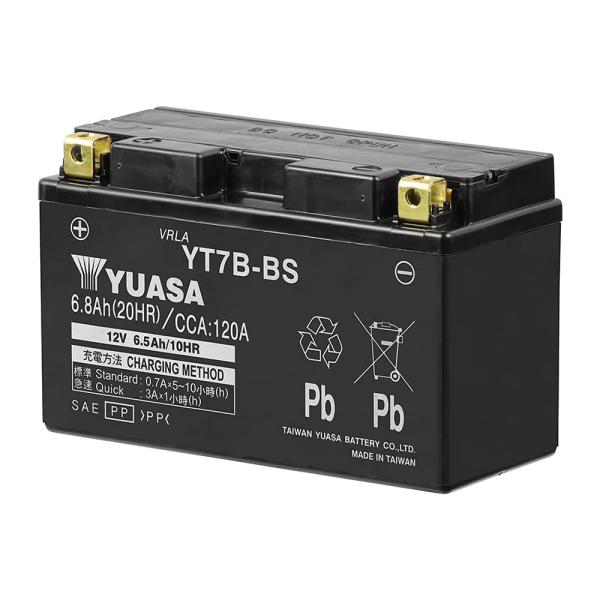 YT7B-BS 台湾 ユアサ バイク バッテリー 液入り充電済 オートバイ yuasa GT7B-4...