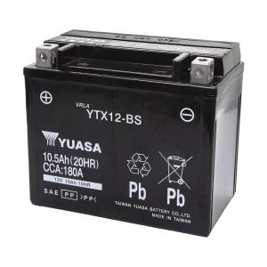 YTX12-BS 台湾 ユアサ yuasa バイク バッテリー 液入り充電済