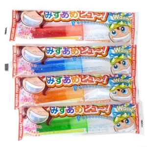 みずでっぽうアメ 　みずあめピュー　100本（20本入×5）注射器型水あめ｜amechan