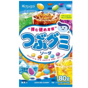 つぶグミ ソーダ　80g×９０袋　 春日井製菓　大量特売価格｜amechan