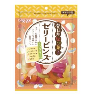 ゼリービンズ 121g×12袋 春日井製菓 ゼリービーンズ チャック付き 無果汁
