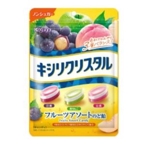 キシリクリスタル フルーツアソートのど飴 67g×３０袋 あめ 春日井製菓｜amechan