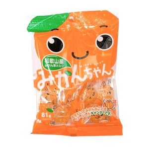 【川口製菓】みかんちゃん　81ｇ×1袋 　オレンジキャンデー　あめ　アメ　飴｜amechan